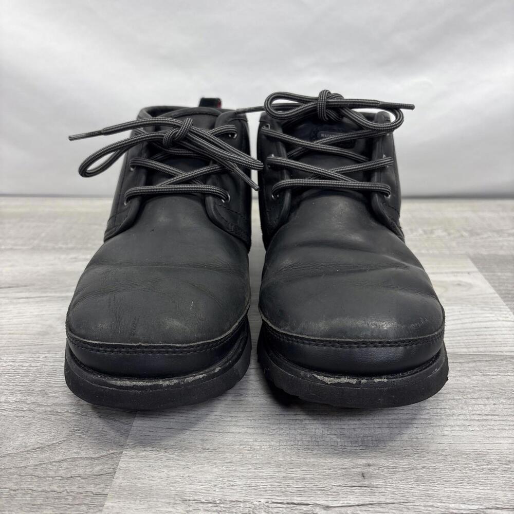 UGG Neumel Weather II Waterproof Black Leather Chukka Boots Size US 11 Men - Picture 3 of 16